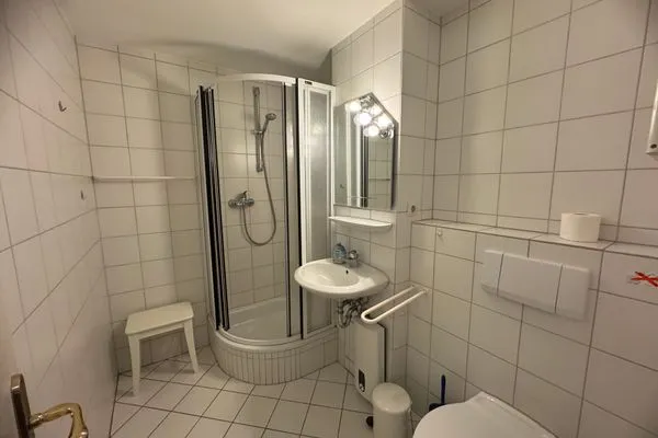 Badezimmer Ferienwohnung im Hanseatenhaus App. 3