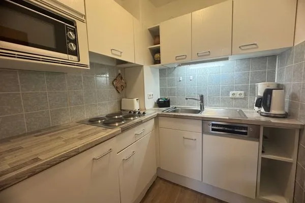 Küche / Küchenzeile Ferienwohnung im Haus Nordland App 25(Hund)