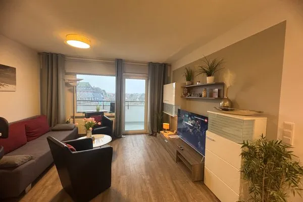 Wohnzimmer Ferienwohnung im Haus Nordland App 97