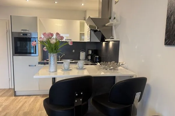 Küche / Küchenzeile Ferienwohnung im Haus Nordland App 97