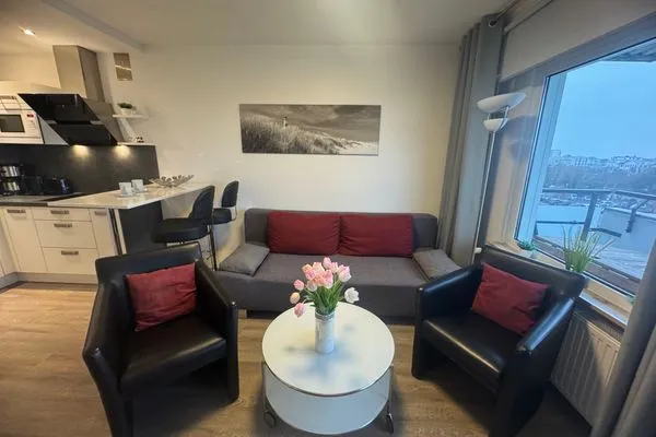 Wohnzimmer Ferienwohnung im Haus Nordland App 97