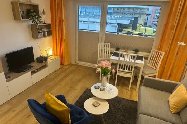 Wohnzimmer Ferienwohnung im Haus Nordland App 22
