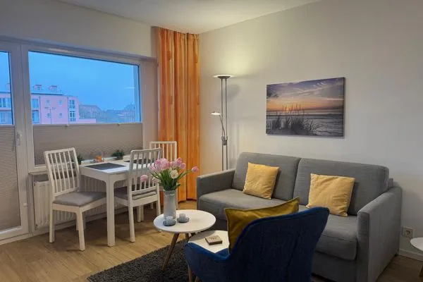 Wohnzimmer Ferienwohnung im Haus Nordland App 22