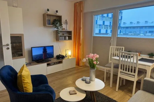 Wohnzimmer Ferienwohnung im Haus Nordland App 22