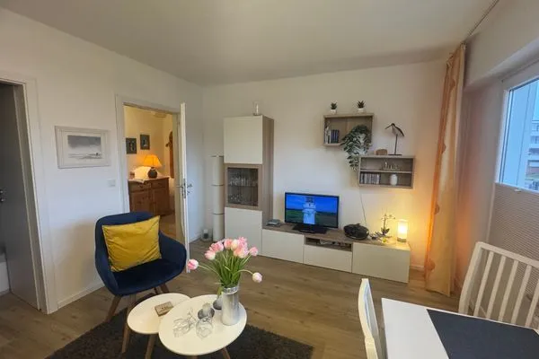 Wohnzimmer Ferienwohnung im Haus Nordland App 22