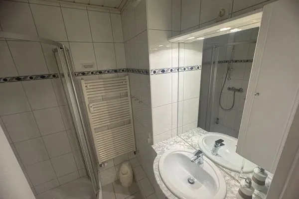 Badezimmer Ferienwohnung im Haus Nordland App 22