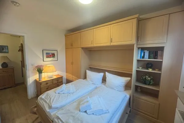 Schlafzimmer Ferienwohnung im Haus Nordland App 22