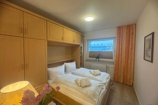 Schlafzimmer Ferienwohnung im Haus Nordland App 22