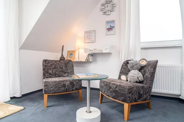 Sitzecke im Wohnbereich  Ferienwohnung Ohana