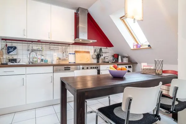 Essbereich mit Küchenzeile  Ferienwohnung Ohana