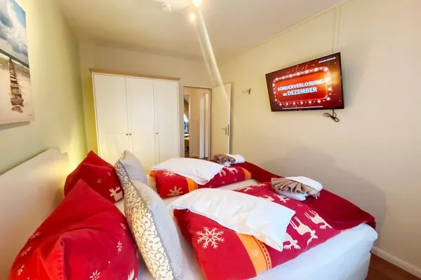 Schlafzimmer Haus Övern Diek Wohnung 5