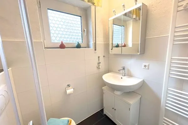 Badezimmer  Ferienwohnung Ankerplatz