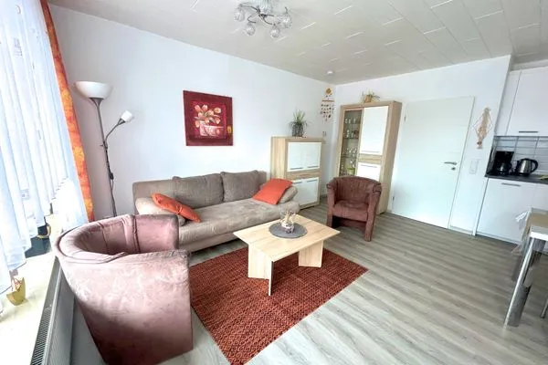 Wohnzimmer  Ferienwohnung Ostfriesenmuschel