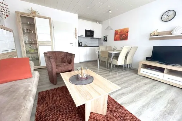 Wohnzimmer  Ferienwohnung Ostfriesenmuschel