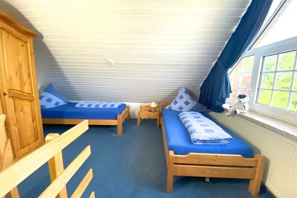 Schlafzimmer  Ferienwohnung Jolle
