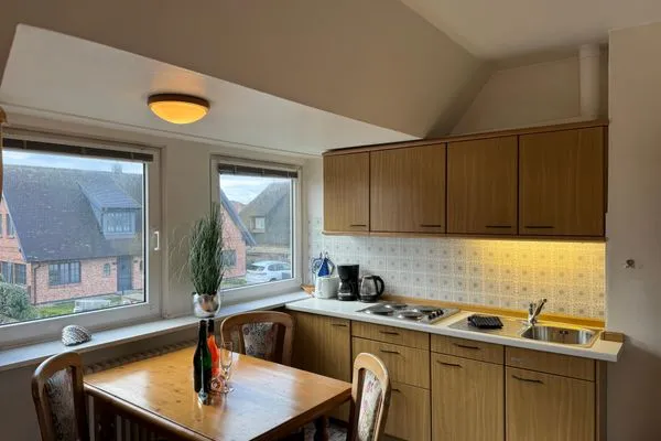 Küche / Küchenzeile Ferienwohnung im DikWai Fewo B in Rantum