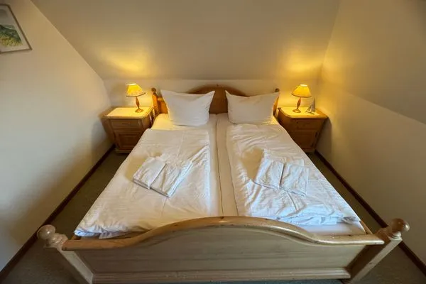Schlafzimmer Ferienwohnung im DikWai Fewo B in Rantum