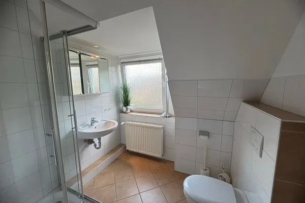 Badezimmer Ferienwohnung im DikWai Fewo B in Rantum