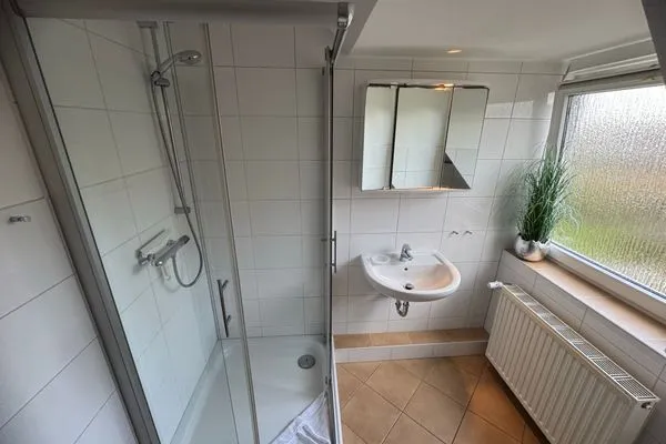 Badezimmer Ferienwohnung im DikWai Fewo B in Rantum