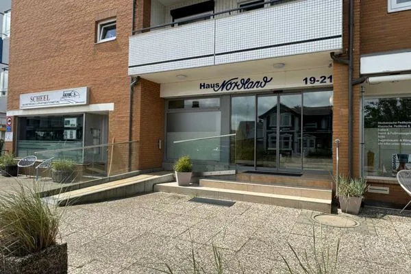 Fassade / Eingang Ferienwohnung im Haus Nordland App 88