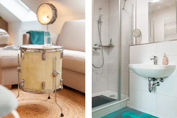 Badezimmer Ferienhof Taarstedt Mikkey