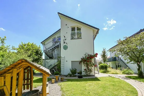 Hauptansicht  Apartment Gartenblick 7/5 EG mit überdachter Terrasse barrierefrei