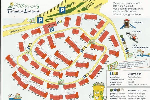 Vogelperspektive Feriendorf Hochbergle Haus 135