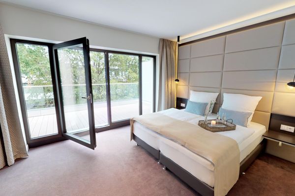 Luxus Ferienwohnung mit Balkon & Sauna  - Hundefreundlich & strandnah