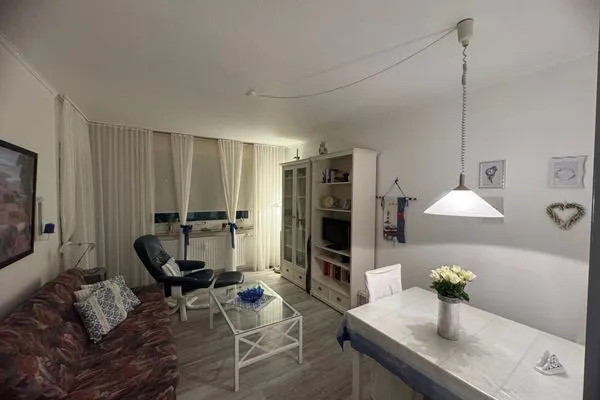 Wohnzimmer Ferienwohnung im Haus Nordland Kjeirstr.19-21, Whg. 117,Haus Nordland