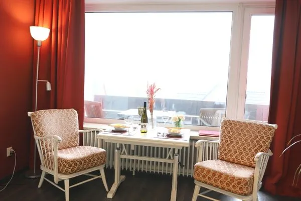 Wohnzimmer  Kjeirstr. 34, Whg. 18, Haus Atlanta, Krabbenliebe