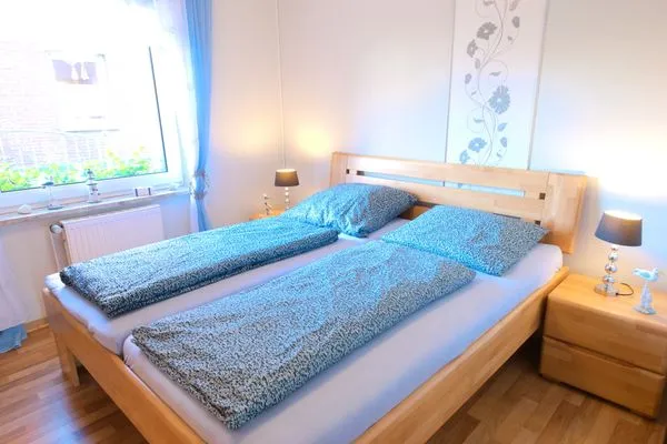 Schlafzimmer  Ferienwohnung Schlordt