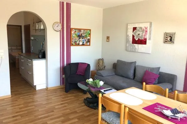 Wohnzimmer  Ferienwohnung Schlordt