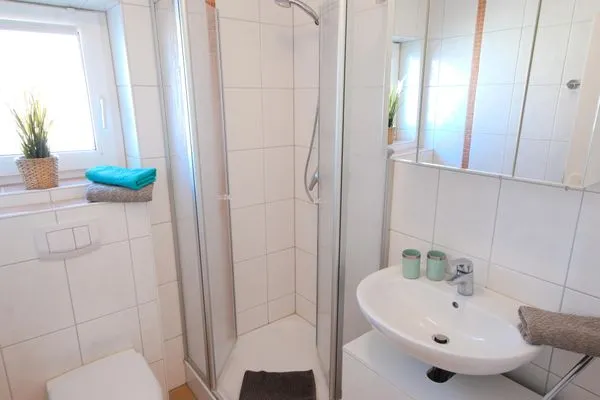 Badezimmer  Ferienwohnung de Meev