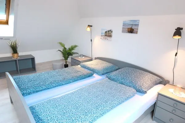 2.Schlafzimmer  Ferienwohnung de Meev
