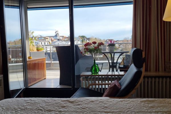  FeWo Mühlenblick Laboe - Wohnzimmer
