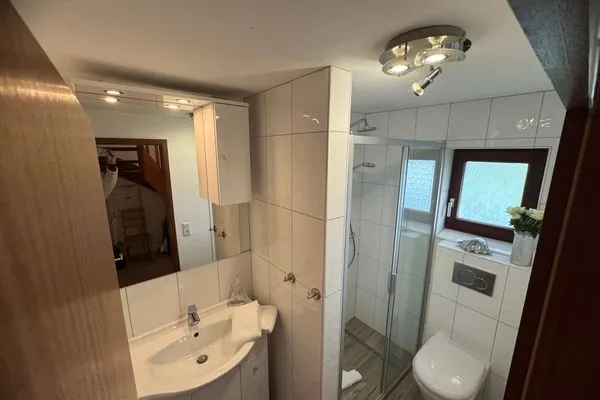 Badezimmer Ferienwohnung im Haus Störtebecker App. 12