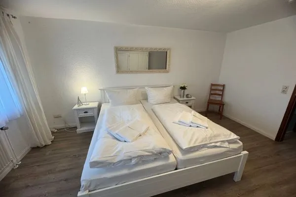 Schlafzimmer Ferienwohnung im Haus Störtebecker App. 12