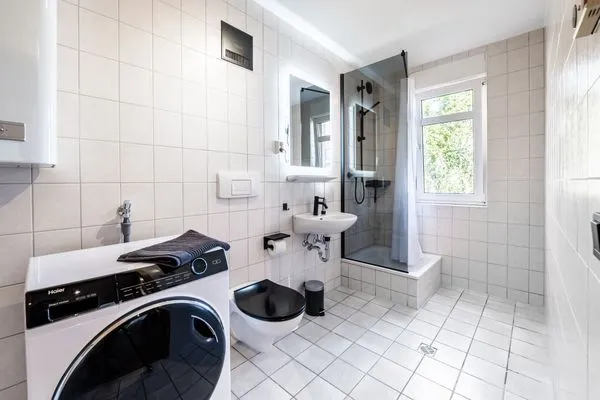 Badezimmer  MonteurWohnung*DresdnerBlick*