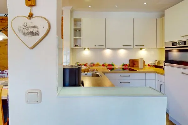 Kitchen  Ferienwohnung Alberta