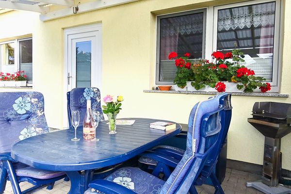  Ferienhaus Ostsee-Oase Karlshagen Karlshagen - Grillbereich