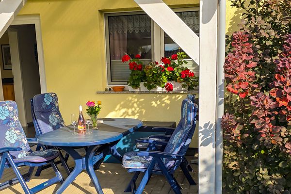 Ferienhaus Ostsee-Oase Karlshagen Karlshagen - Terrasse