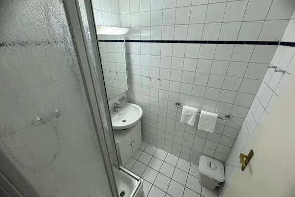 Badezimmer Ferienwohnung im Haus Nordland App85