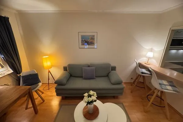 Wohnzimmer Ferienwohnung im Haus Nordland App 87
