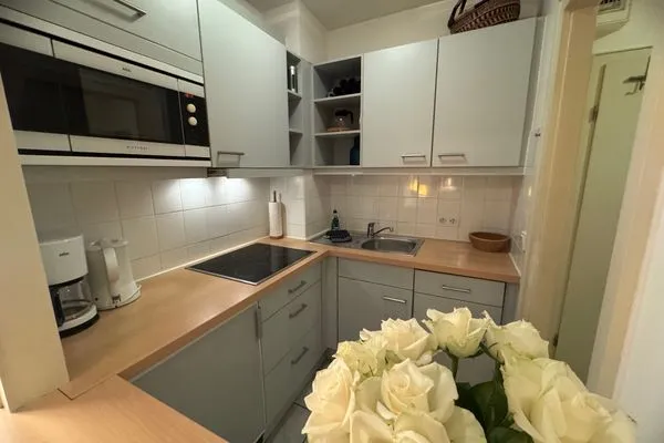 Küche / Küchenzeile Ferienwohnung im Haus Nordland App 87