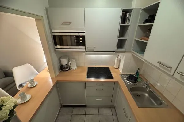 Küche / Küchenzeile Ferienwohnung im Haus Nordland App 87