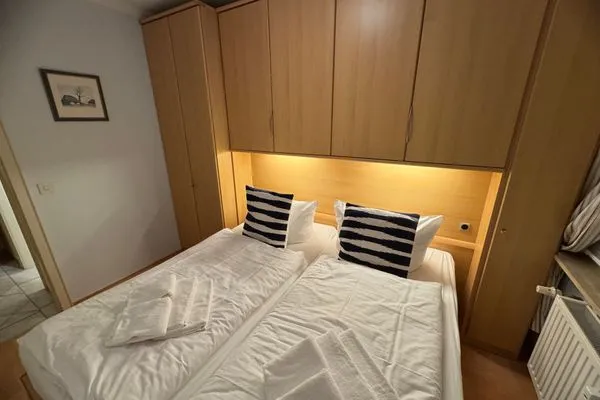 Schlafzimmer Ferienwohnung im Haus Nordland App 87