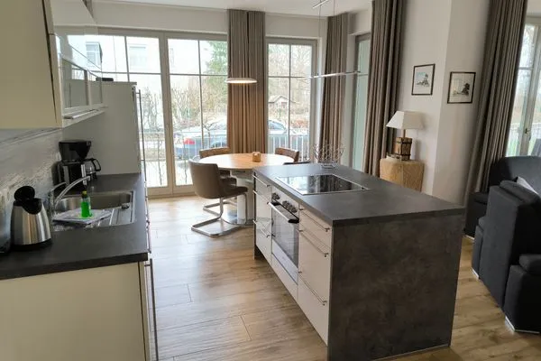 Wohnzimmer  Villa Pauline Wohnung 02