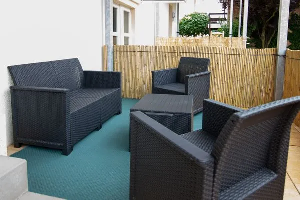 Terrasse  MonteurWohnung Sporbitzer Stübchen Dresden