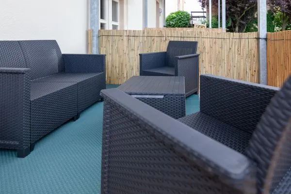 Terrasse  MonteurWohnung Sporbitzer Stübchen Dresden
