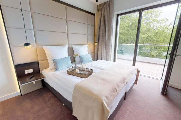 Luxus Penthouse in bester Lage von Timmendorfer Strand mit Balkon und Sauna